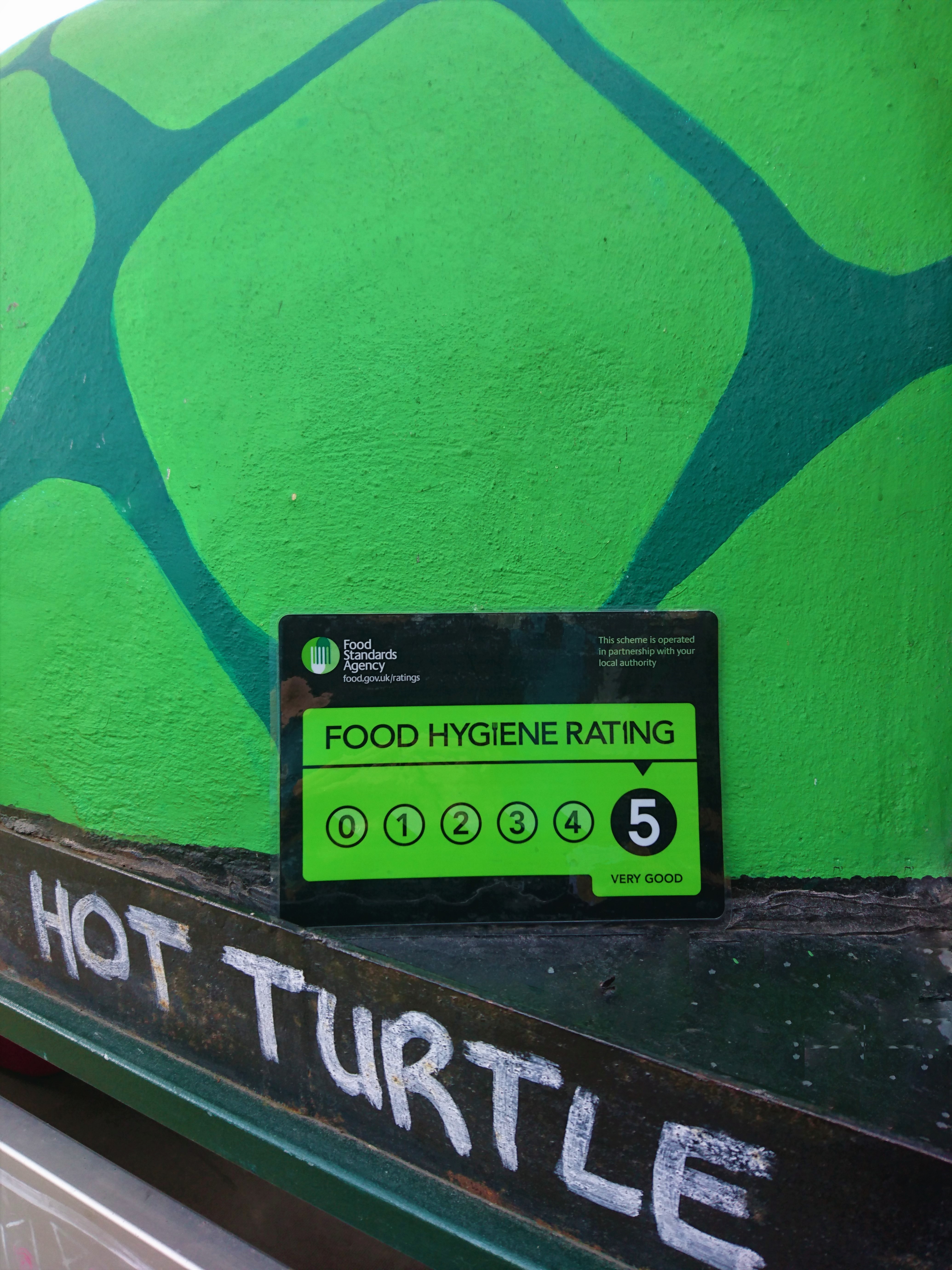 Hot Turtle Wood Fired Pizza Food Hygiene Rating